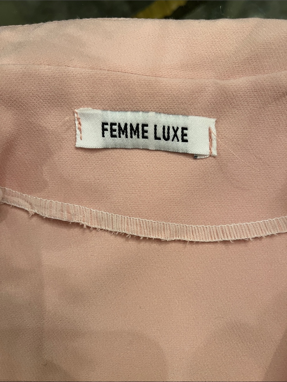 Women's Blush Pink Open-Front Blazer Jacket - Picture 5 of 5